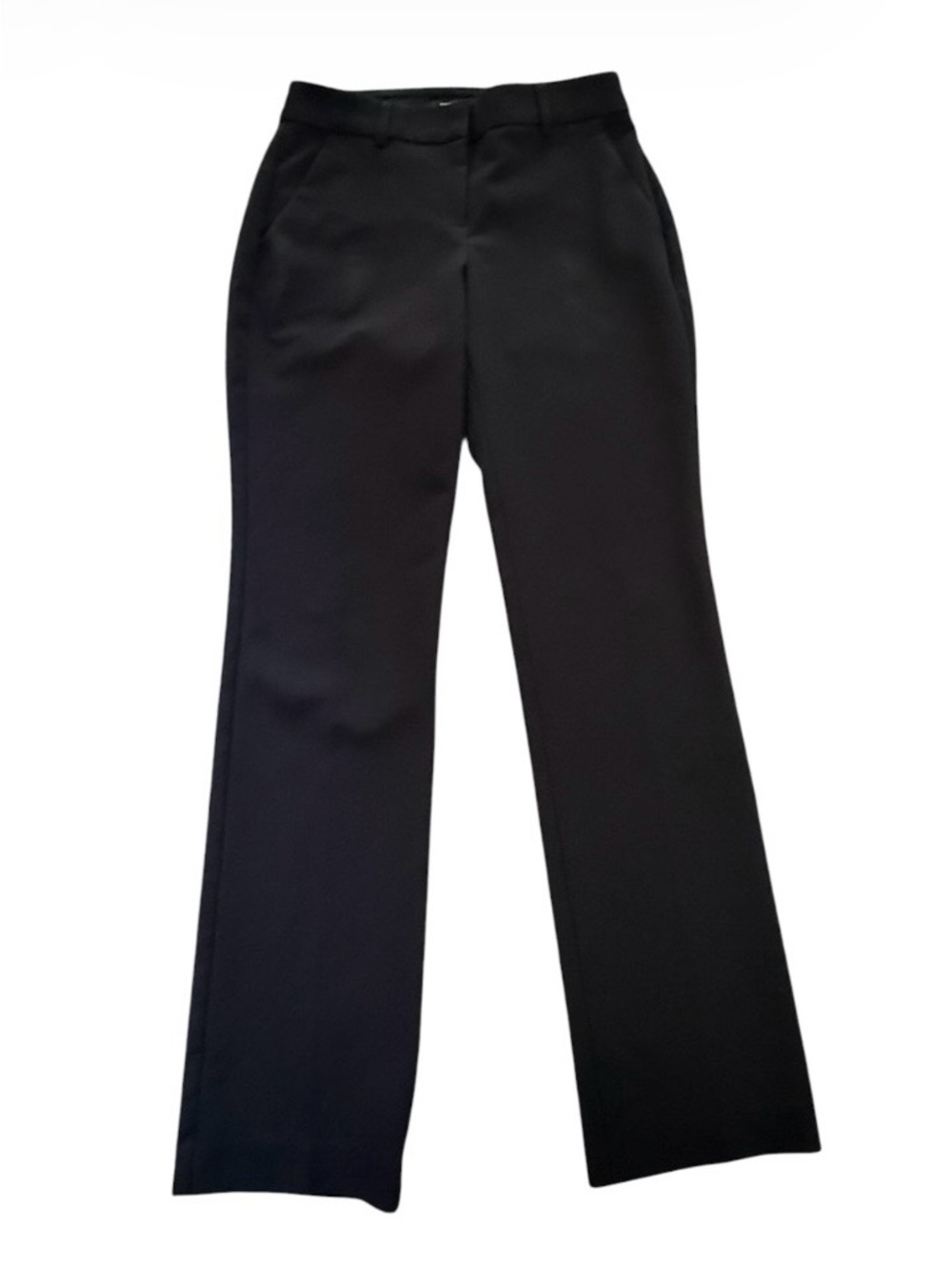 Express Women’s Black Dress Pants Low Rise Bootcut Pockets 2R